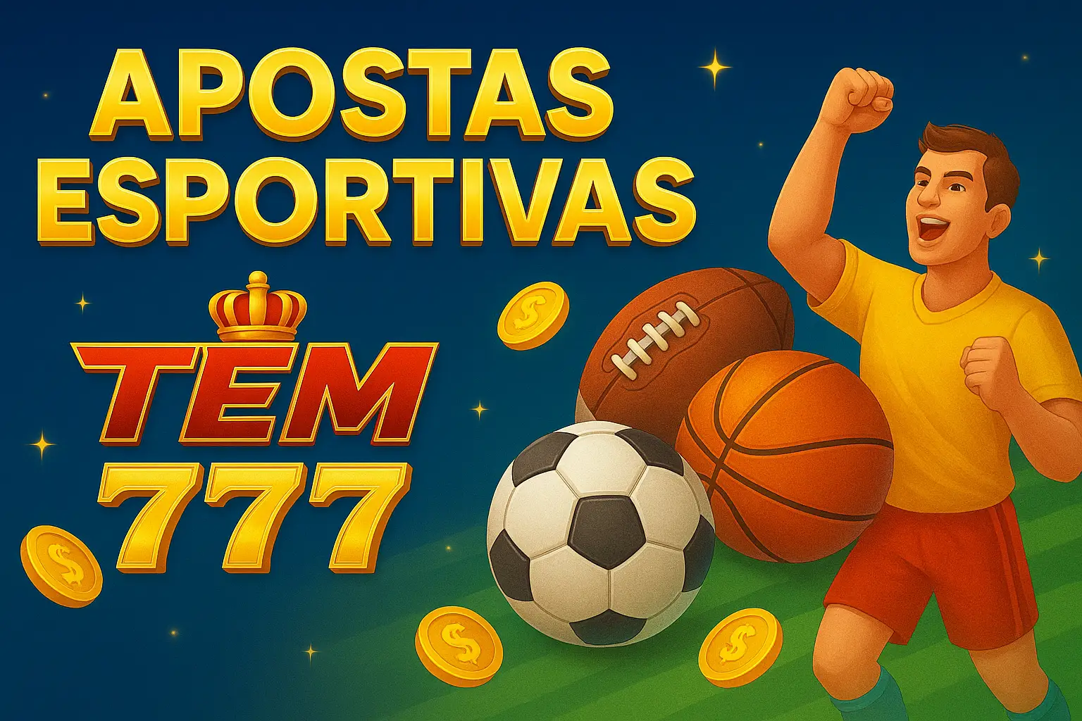 Aposte em apostas esportivas no cassino online TEM777