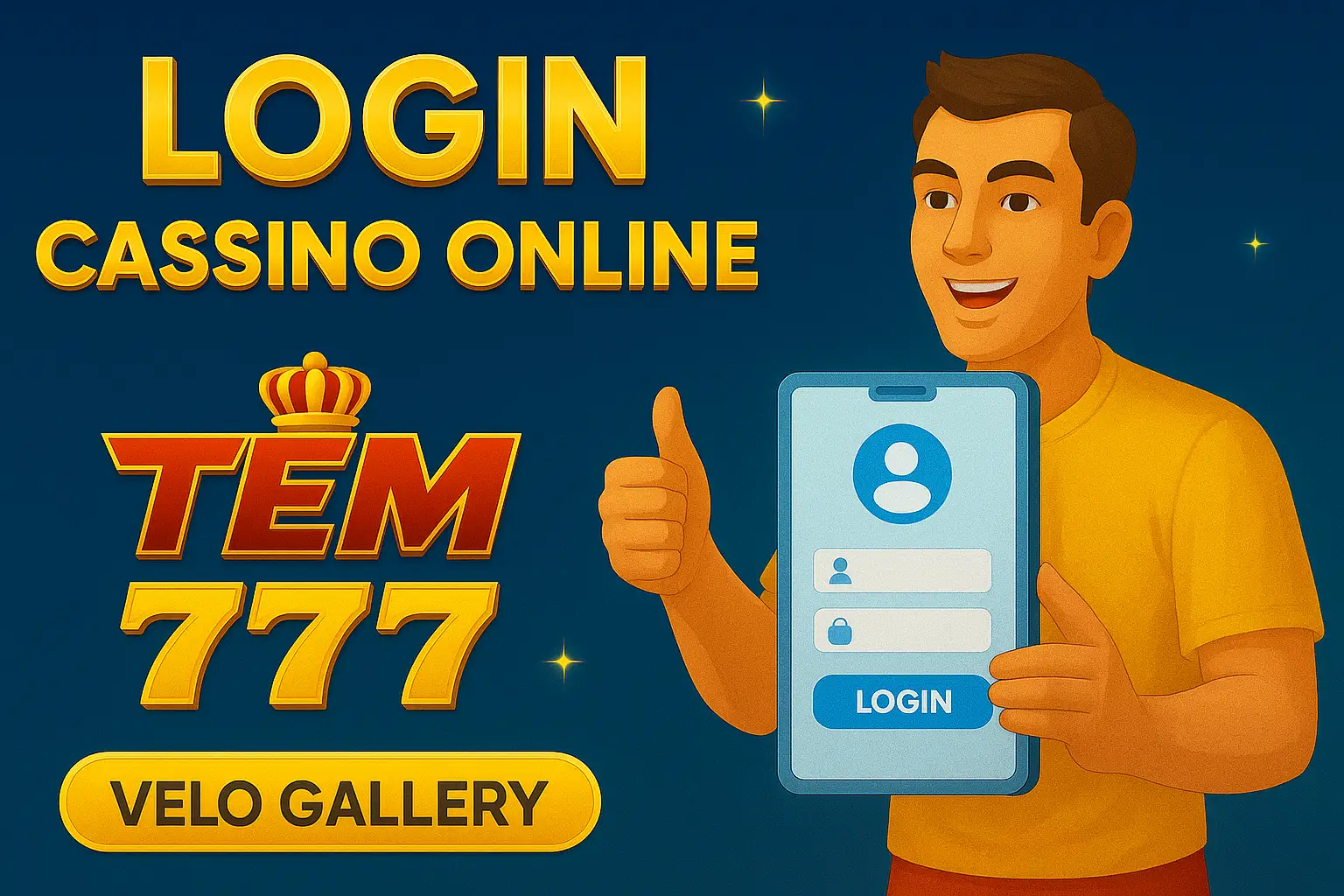 Login no Cassino TEM777