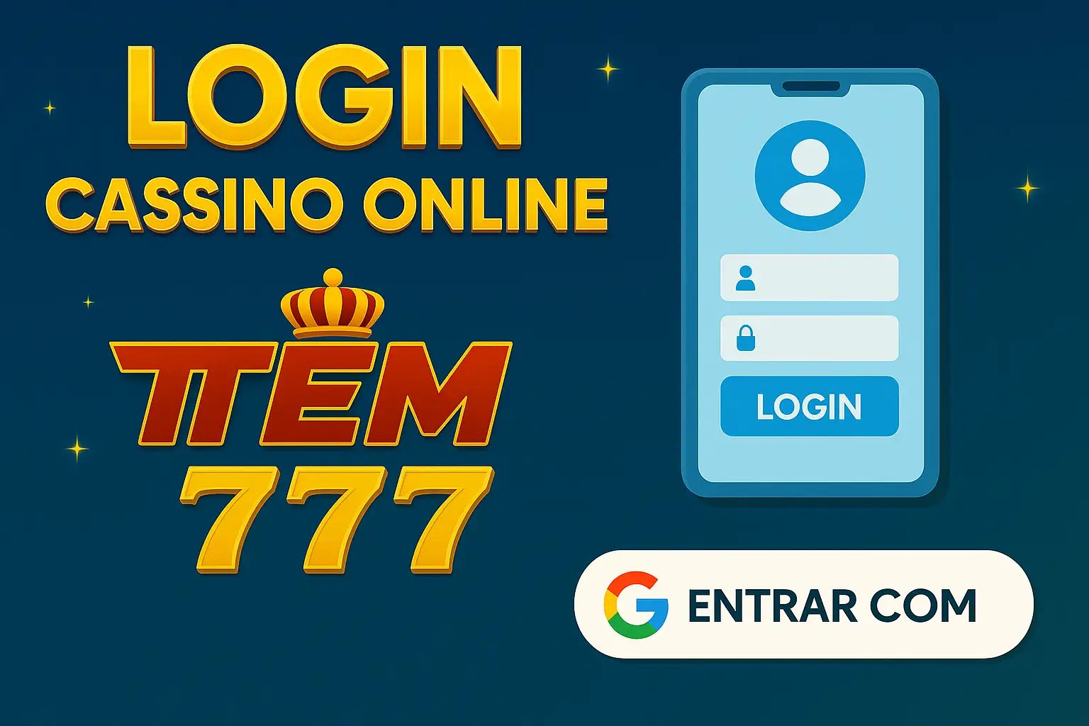 Criar uma nova Conta no plataforma TEM777